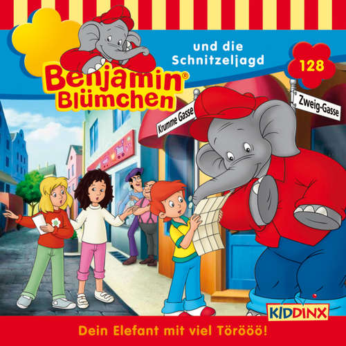 Hoerbuch Benjamin Blümchen, Folge 128: Benjamin und die Schnitzeljagd - Vincent Andreas - Jürgen Kluckert