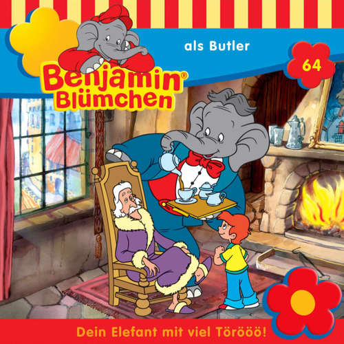 Hoerbuch Benjamin Blümchen, Folge 64: Benjamin als Butler - Elfie Donnelly - Edgar Ott