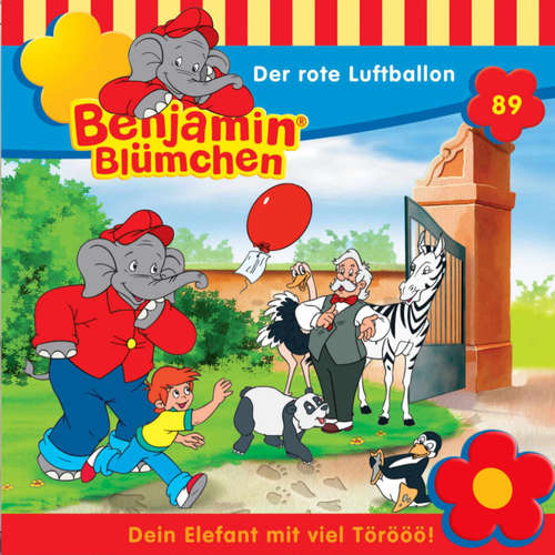 Hoerbuch Benjamin Blümchen, Folge 89: Der rote Luftballon - Ulli Herzog - Jürgen Kluckert