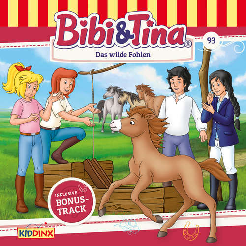 Hoerbuch Bibi & Tina, Folge 93: Das wilde Fohlen - Matthias von Bornstädt - Susanna Bonasewicz