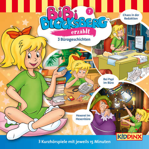 Hoerbuch Bibi Blocksberg, Bibi erzählt, Folge 7: Bürogeschichten - Klaus-P. Weigand - Susanna Bonasewicz