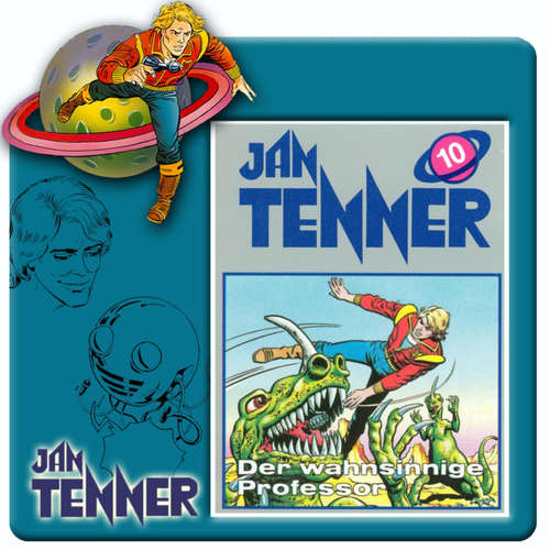 Hoerbuch Jan Tenner, Folge 10: Der wahnsinnige Professor - Kevin Hayes - Lutz Riedel