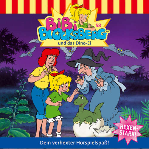 Hoerbuch Bibi Blocksberg, Folge 58: Bibi und das Dino-Ei - Ulli Herzog - Susanna Bonasewicz