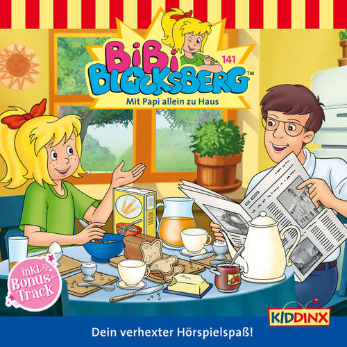 Hoerbuch Bibi Blocksberg, Folge 141: Mit Papi allein zu Haus - Klaus-P. Weigand - Susanna Bonasewicz
