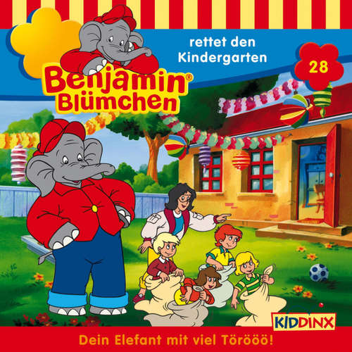 Hoerbuch Benjamin Blümchen, Folge 28: Benjamin rettet den Kindergarten - Elfie Donnelly - Edgar Ott