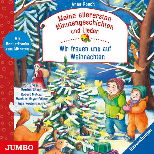 Hoerbuch Meine allerersten Minutengeschichten und Lieder: Wir freuen uns auf Weihnachten - Anna Pooch - Inga Reuters