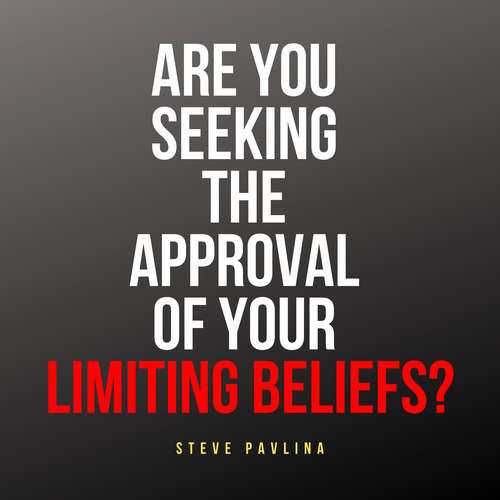 Audiobook Are You Seeking the Approval of Your Limiting Beliefs? - Steve Pavlina - Florian Höper