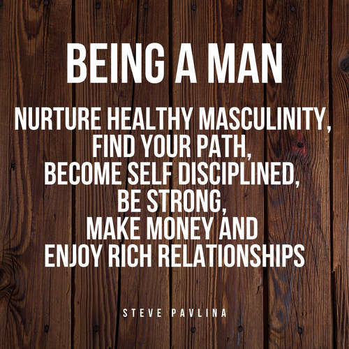 Audiobook Being a Man - Steve Pavlina - Florian Höper