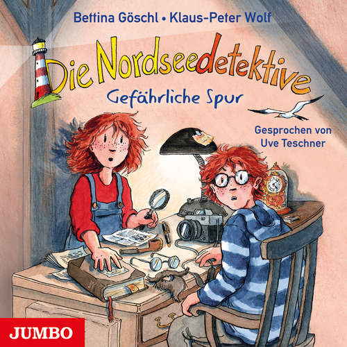 Hoerbuch Die Nordseedetektive. Gefährliche Spur [Band 10] - Klaus-Peter Wolf - Uve Teschner