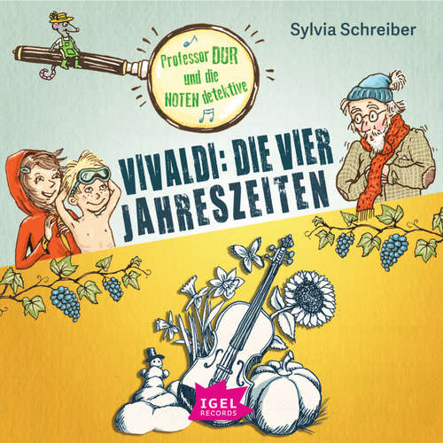 Hoerbuch Professor Dur und die Notendetektive 4. Vivaldi: Die vier Jahreszeiten - Sylvia Schreiber - Matthias Haase