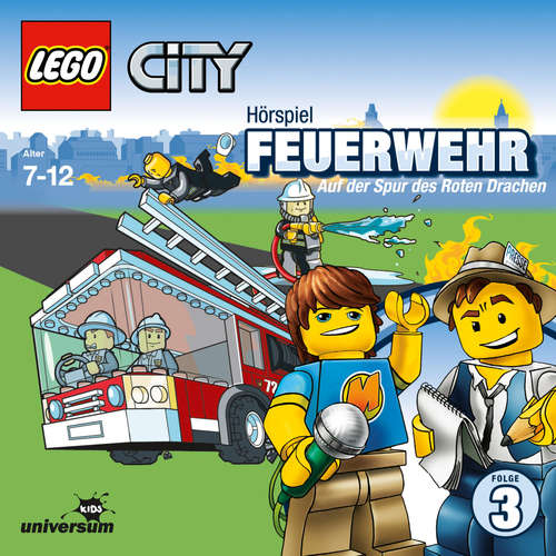 Hoerbuch LEGO City: Folge 3 - Feuerwehr - Auf der Spur des Roten Drachen -  - Patrick Bach