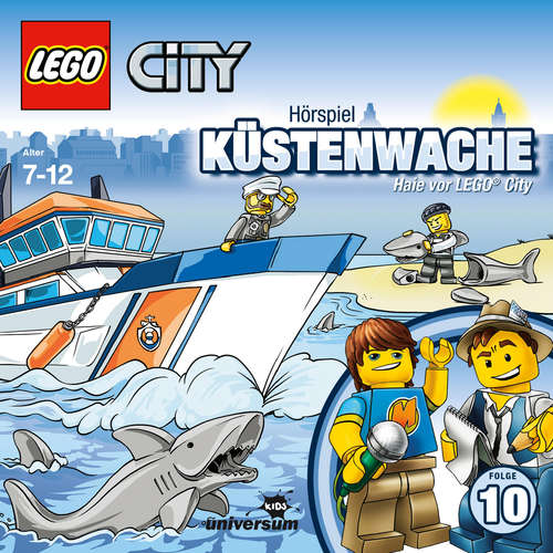 Hoerbuch LEGO City: Folge 10 - Küstenwache - Haie vor LEGO City -  - Patrick Bach