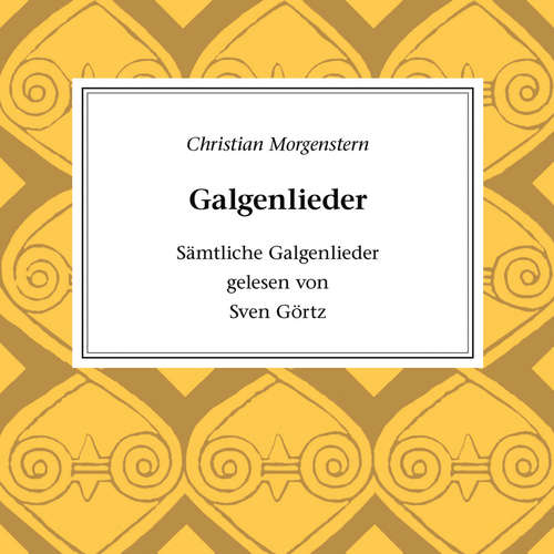 Hoerbuch Galgenlieder - Christoph Morgenroth - Sven Görtz