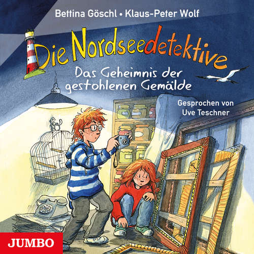 Hoerbuch Die Nordseedetektive. Das Geheimnis der gestohlenen Gemälde [Band 8] - Klaus-Peter Wolf - Uve Teschner