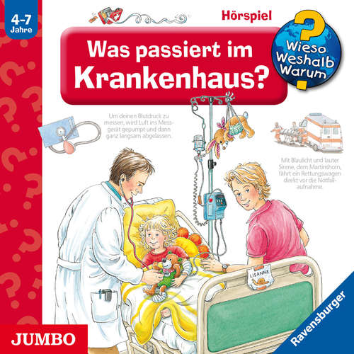 Hoerbuch Was passiert im Krankenhaus? [Wieso? Weshalb? Warum? Folge 53] - Marion Kreimeyer-Visse - Sonja Szylowicki