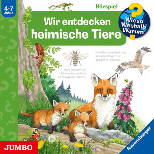 Hoerbuch Wir entdecken heimische Tiere [Wieso? Weshalb? Warum? Folge 71] - Patricia Mennen - Karl Menrad