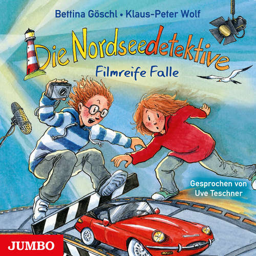 Hoerbuch Die Nordseedetektive. Filmreife Falle [Band 9] - Klaus-Peter Wolf - Uve Teschner