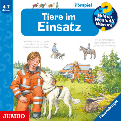 Hoerbuch Tiere im Einsatz [Wieso? Weshalb? Warum? Folge 16] - Ute Simon - Sonja Szylowicki