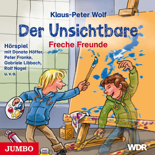 Hoerbuch Der Unsichtbare. Freche Freunde - Klaus-Peter Wolf - Lena Biermann