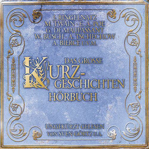 Hoerbuch Das große Kurzgeschichtenhörbuch - Mark Twain - Sven Görtz