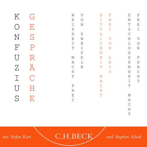 Hoerbuch Gespräche - Konfuzius - Stefan Kurt