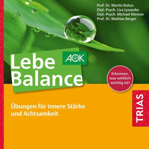 Hoerbuch Lebe Balance Audio-CD - Martin Bohus - Magdalene Artelt