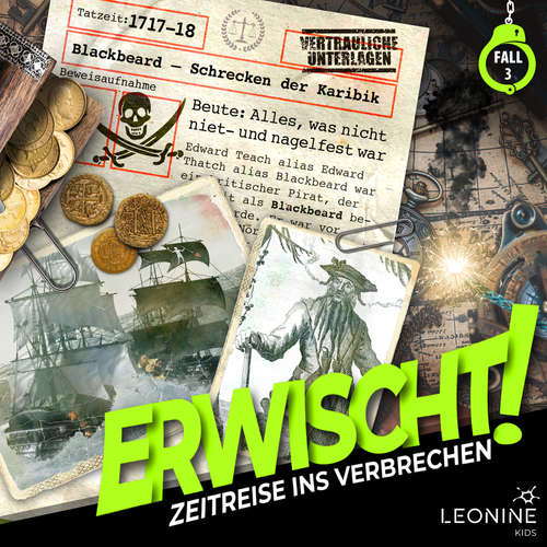 Hoerbuch Folge 03: Blackbeard - Schrecken der Karibik - Wolfgang Adenberg - Julian Greis
