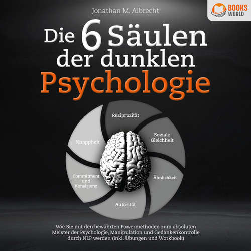 Hoerbuch Die 6 Säulen der dunklen Psychologie: Wie Sie mit den bewährten Powermethoden zum absoluten Meister der Psychologie, Manipulation und Gedankenkontrolle durch NLP werden (inkl. Übungen und Workbook) - Jonathan M. Albrecht - Martin Petschan