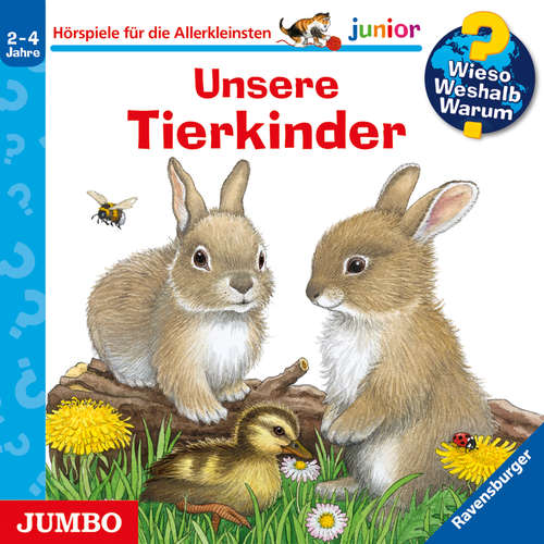 Hoerbuch Unsere Tierkinder [Wieso? Weshalb? Warum? JUNIOR Folge 15] - Frauke Nahrgang - Niklas Heinecke