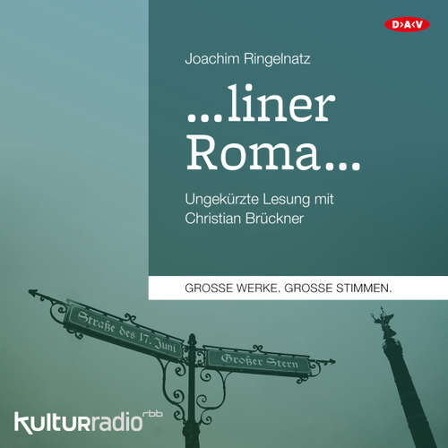Hoerbuch ...liner Roma... - Joachim Ringelnatz - Christian Brückner Hoerbuch ...liner Roma... - Joachim Ringelnatz - Christian Brückner