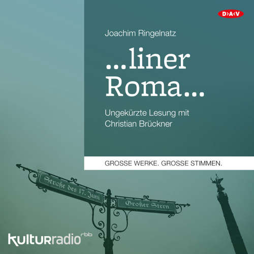 Hoerbuch ...liner Roma... - Joachim Ringelnatz - Christian Brückner