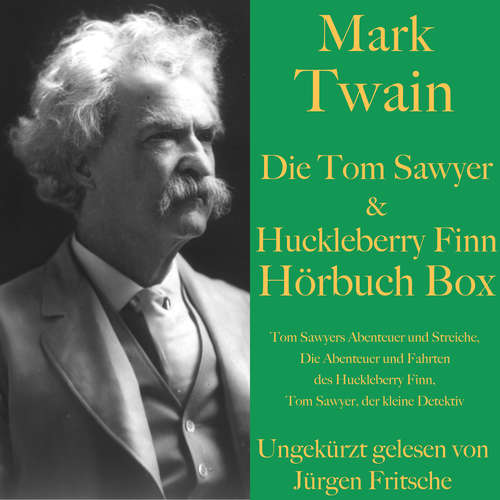 Hoerbuch Mark Twain: Die Tom Sawyer & Huckleberry Finn Hörbuch Box - Mark Twain - Fritsche,Jürgen