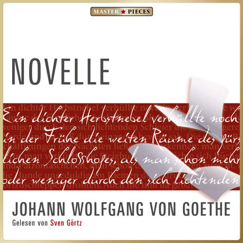 Hoerbuch Novelle - Johann Wolfgang von Goethe - Sven Görtz