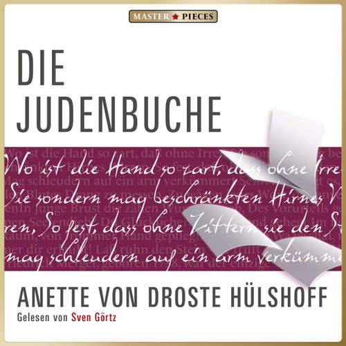 Hoerbuch Die Judenbuche - Annette von Droste-Hülshoff - Sven Görtz