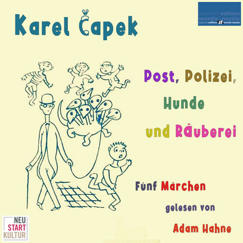Hoerbuch Post, Polizei, Hunde und Räuberei - Karel Čapek - Adam Hahne