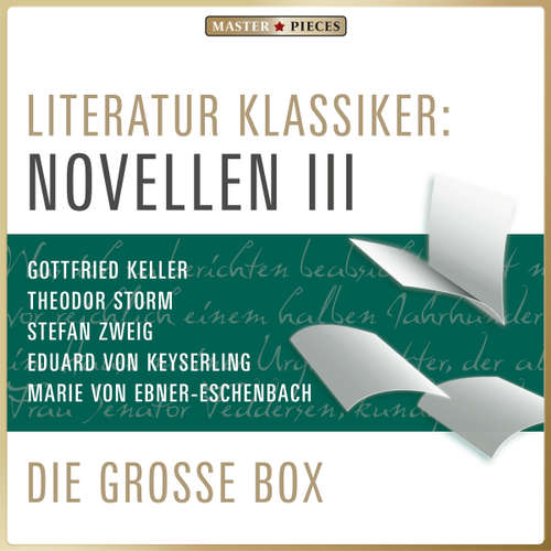 Hoerbuch Literatur Klassiker: Novellen III - Theodor Storm - Görtz,Sven