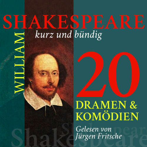 Hoerbuch William Shakespeare: 20 Dramen und Komödien - William Shakespeare - Fritsche,Jürgen