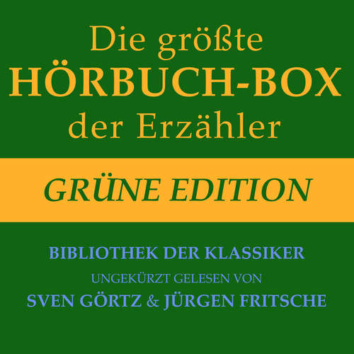 Hoerbuch Die größte Hörbuch-Box der Erzähler: Grüne Edition - E.T.A. Hoffmann - Jürgen Fritsche