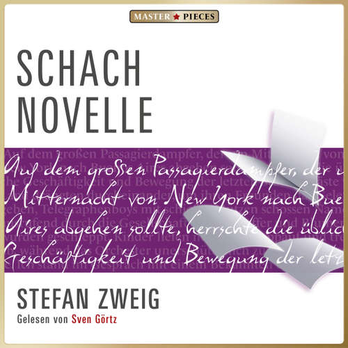 Hoerbuch Schachnovelle - Stefan Zweig - Sven Görtz