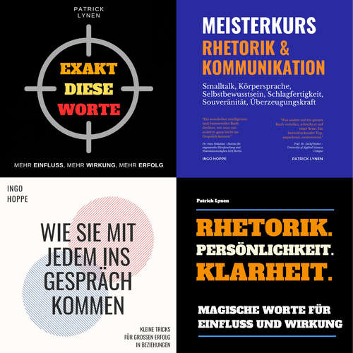 Hoerbuch PREMIUM-BUNDLE: Rhetorik, Kommunikation, Selbstbewusstsein, Schlagfertigkeit, Überzeugungskraft - Patrick Lynen - Patrick Lynen