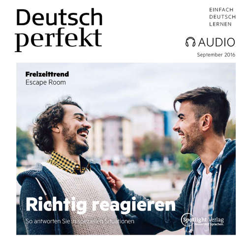 Hoerbuch Deutsch lernen Audio - Richtig reagieren - Spotlight Verlag - Various Artists