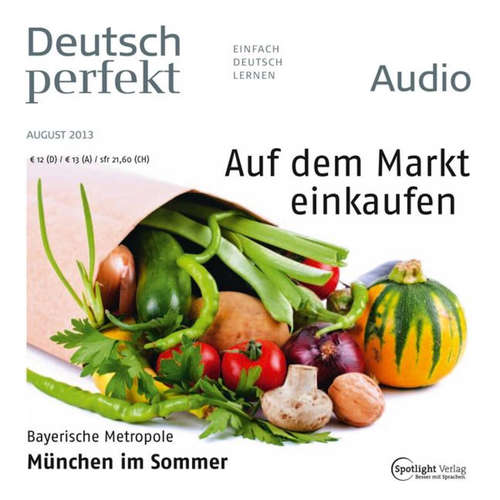 Hoerbuch Deutsch lernen Audio - Auf dem Markt einkaufen - Spotlight Verlag - Various Artists