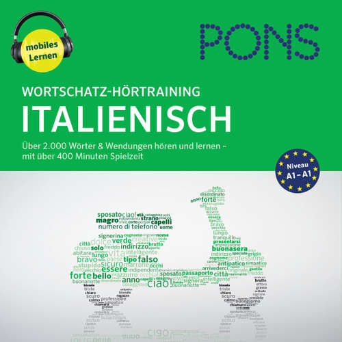 Hoerbuch PONS Wortschatz-Hörtraining Italienisch - PONS - Raffaella Cavalli