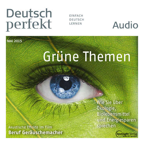 Hoerbuch Deutsch lernen Audio - Grüne Themen - Various Artists - Various Artists