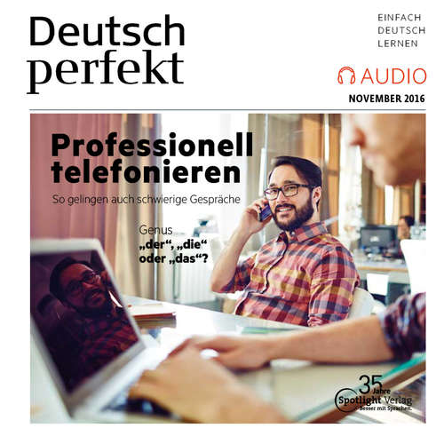 Hoerbuch Deutsch lernen Audio - Professionell telefonieren - Spotlight Verlag - Various Artists
