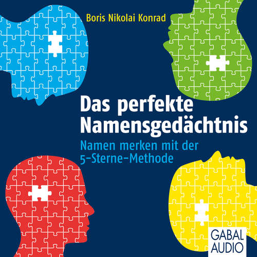Hoerbuch Das perfekte Namensgedächtnis - Boris Nikolai Konrad - Gisa Bergmann