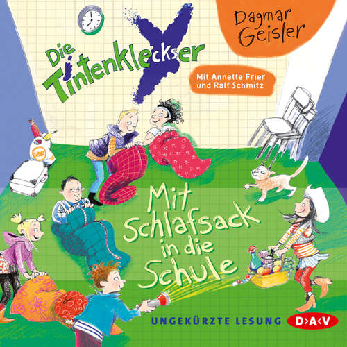 Hoerbuch Die Tintenkleckser, Teil 1: Mit Schlafsack in die Schule - Dagmar Geisler - Ralf Schmitz Hoerbuch Die Tintenkleckser, Teil 1: Mit Schlafsack in die Schule - Dagmar Geisler - Ralf Schmitz