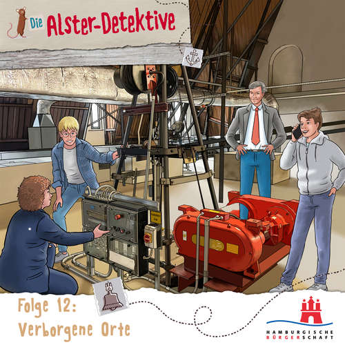 Hoerbuch Die Alster-Detektive, Folge 12: Verborgene Orte - Katrin Wiegand - Shirin Westenfelder