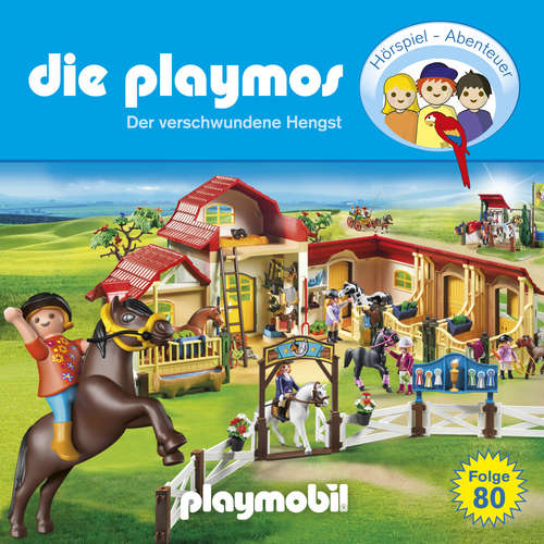 Hoerbuch Die Playmos - Das Original Playmobil Hörspiel, Folge 80: Der verschwundene Hengst - David Bredel - Gerrit Schmidt-Foß