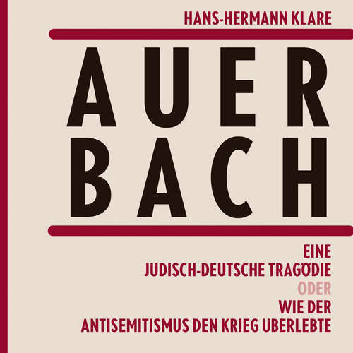 Hoerbuch Auerbach - Hans-Hermann Klare - Oliver Dupont